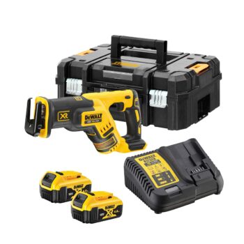 DEWALT DCS367P2 18V 29mm XR Li-ion Cordless Reciprocating Saw with brushless motor-2x5.0 Ah Batteries included
