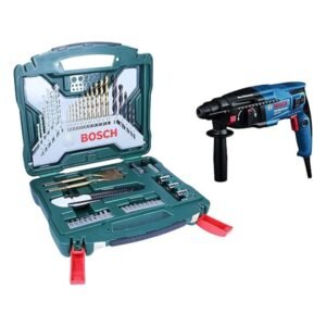 Bosch Concrete, Steel & Wood Gbh 220 Corded Electric Professional Rotary Hammer (720Watt, 2.0J, 2.3 Kg)
