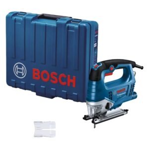 Krost™ Bosch Professional Jigsaw Machine with Wood & Metal Cutting Blades (Blue).